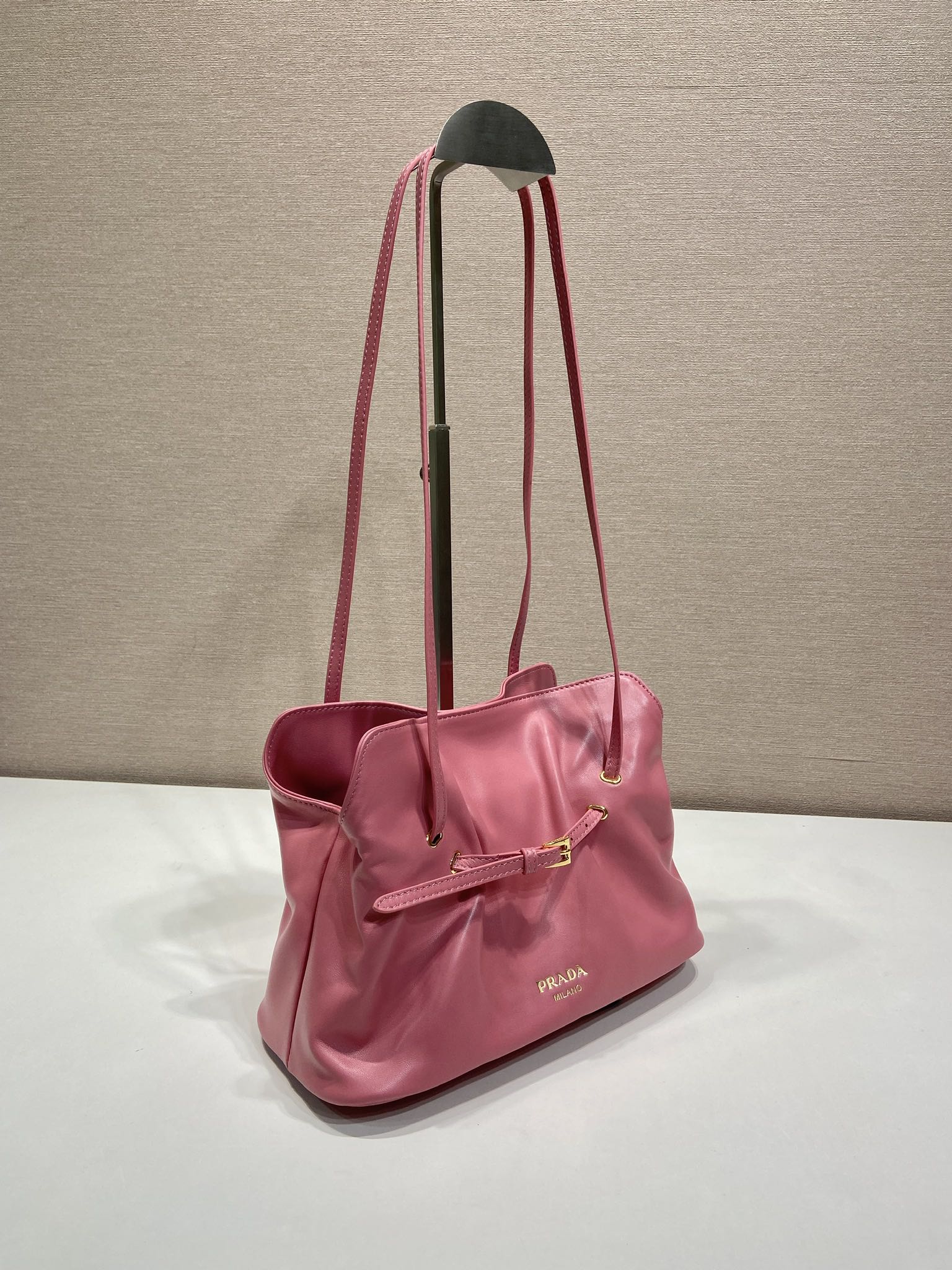 Prada Small Dada 25cm Pink Nappa Leather