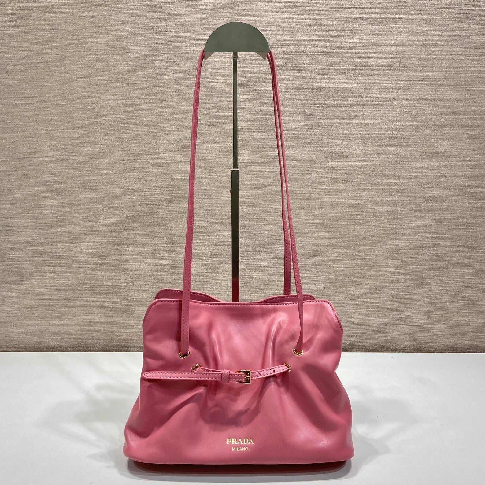 Prada Small Dada 25cm Pink Nappa Leather