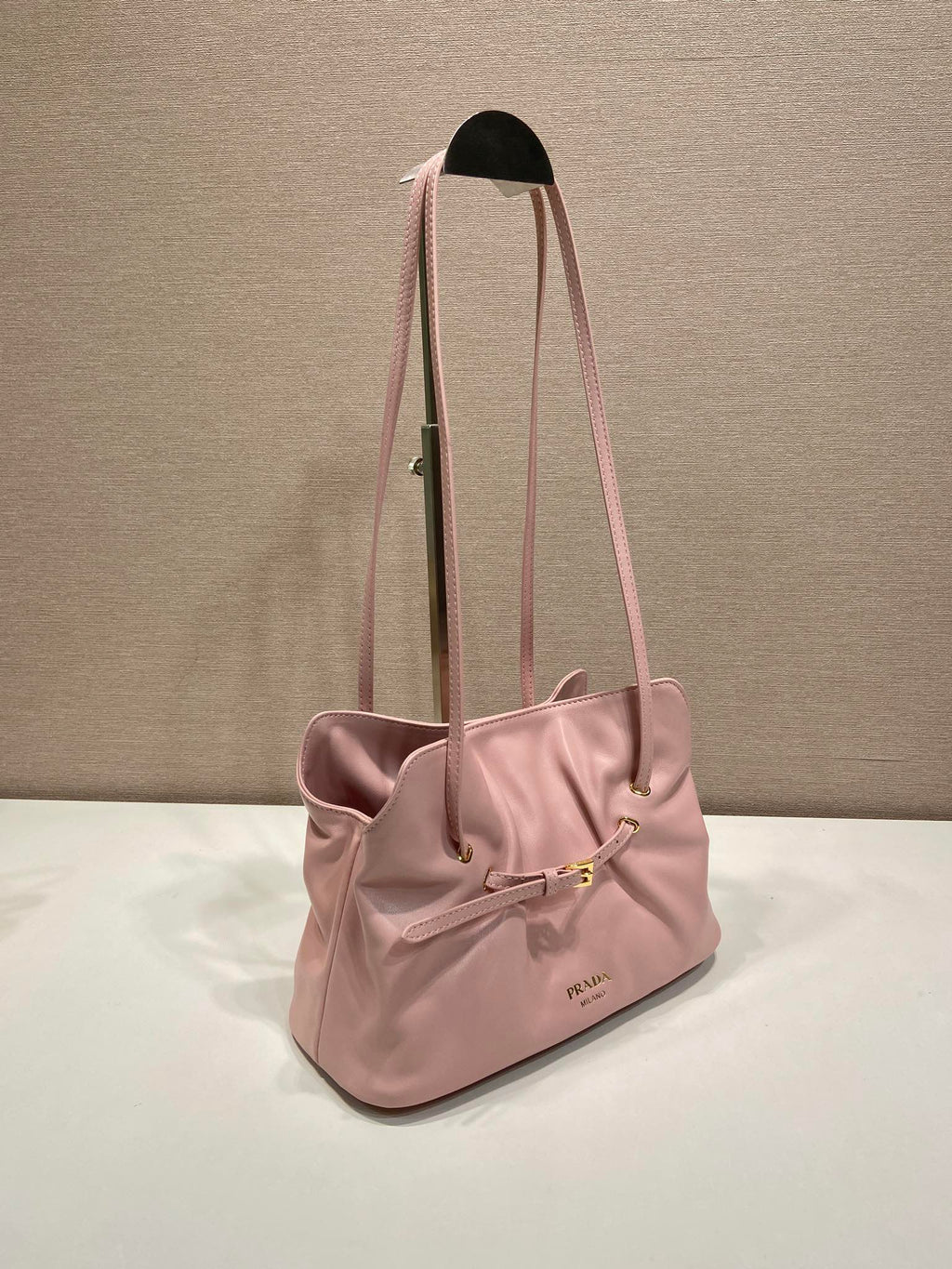 Prada Small Dada 25cm Light Pink Nappa Leather