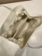 Prada Small Dada 25cm Ivory Nappa Leather