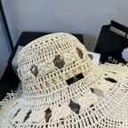 BOHEMIAN SUN HAT WHITE 673919