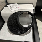 CC SUN HAT MODEL BLACK WITH SEQUINS 673928