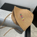 WOVEN BUCKET HAT BROWN 673997