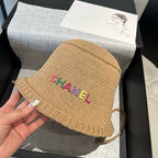 WOVEN BUCKET HAT BROWN 673997