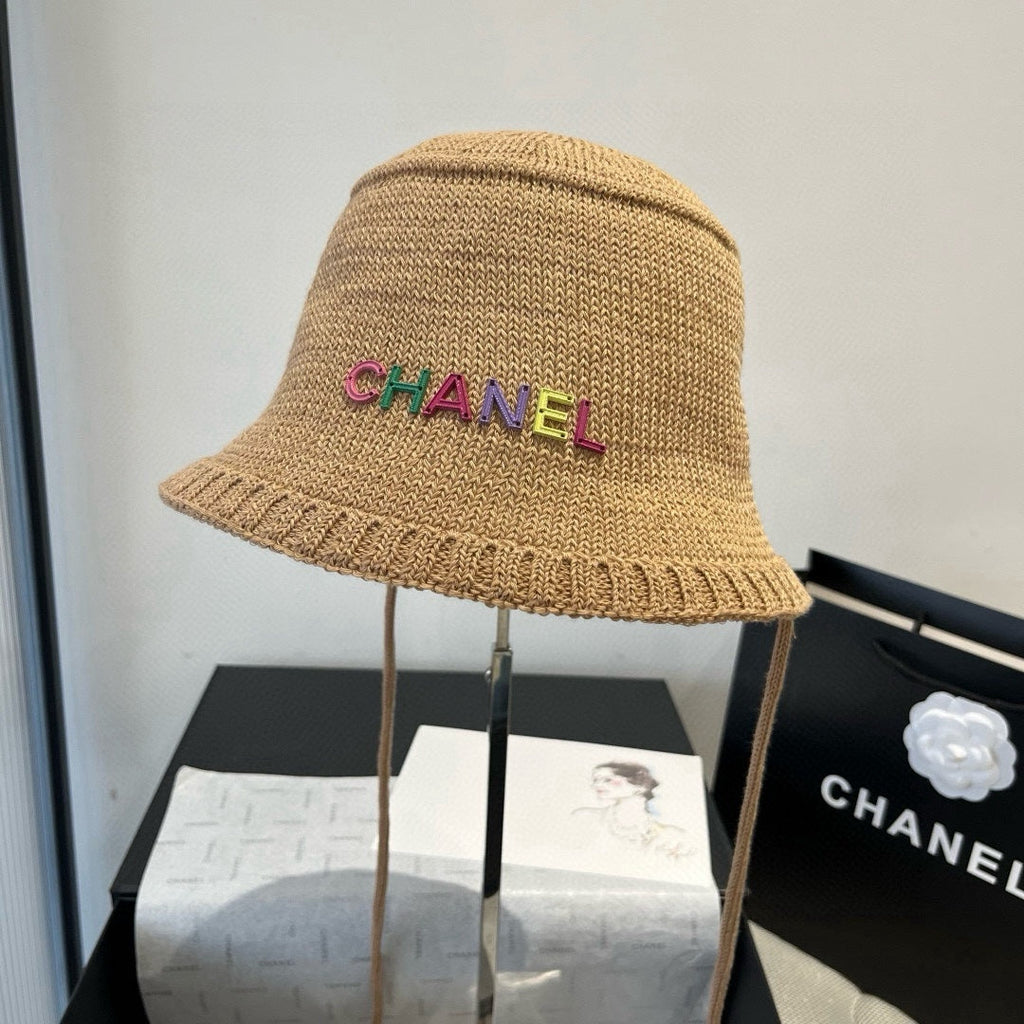 WOVEN BUCKET HAT BROWN 673997