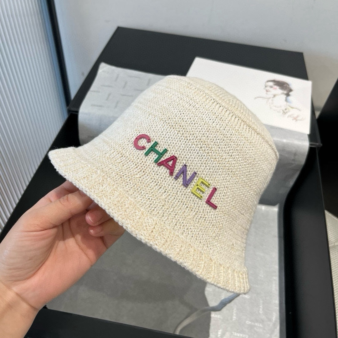 WOVEN BUCKET HAT WHITE 674001