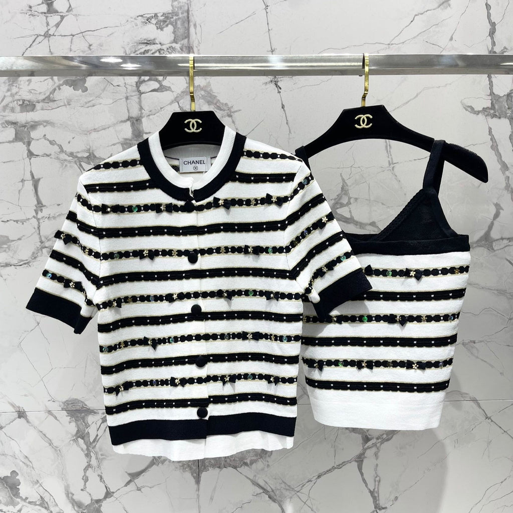 CHANEL 25S SHORT-SLEEVE CARDIGAN STYLE 106