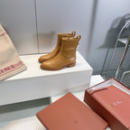 LP 25S KILDA ANKLE BOOT IN GOLDEN BROWN CALFSKIN