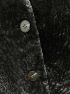 YSL 25S SHORT-SLEEVED SHEARLING COAT STYLE 231