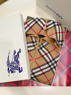 BURBERRY 25S REVERSIBLE PLAID KNIT HOODIE 0003
