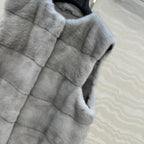 DIOR 25S SLEEVELESS MINK VEST 582