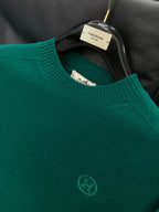 HERMES 25S LONG-SLEEVE KNITTED CREW NECK SWEATER 179