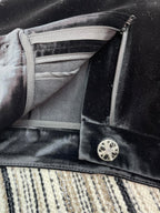 CHANEL 25S STRAIGHT-LEG VELVET PANTS 445