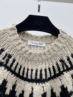 DIOR 25S JACQUARD KNIT SWEATER 668