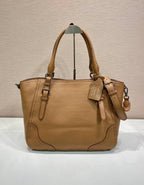 Prada Large Tote Bag 38cm Brown Leather