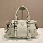 Prada Large Tote Bag 35cm Ivory Leather