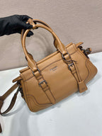 Prada Large Tote Bag 35cm Camel Leather