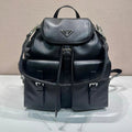 Prada 2026 Backpack 39cm Black Lambskin 351845