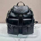 Prada 2026 Backpack 39cm Black Lambskin 351845