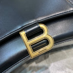 BLN-Ciaga Hourglass Handbag In Black, For Women,  Bags 9.8in/25LO
