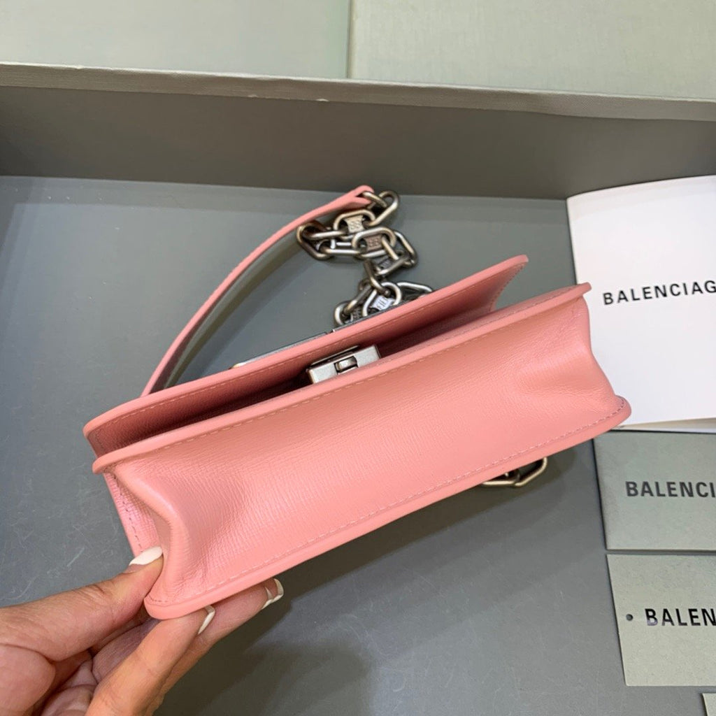 BLN-Ciaga Gossip Small On Chain Shoulder Bag Light Pink, For Women,  Bags 7.4in/19LO