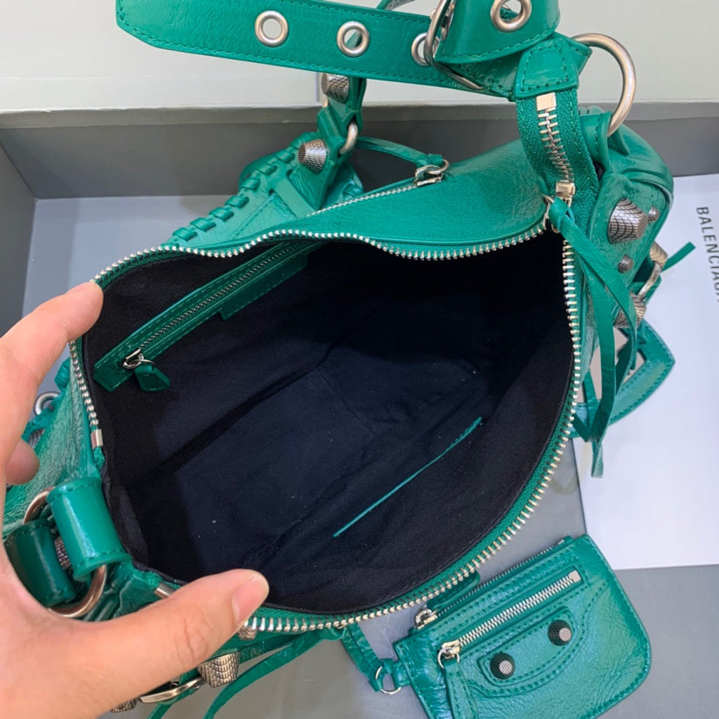 BLN-Ciaga Le Cagole XS Shoulder Bag In Dark Green, For Women,  Bags 13in/33LO