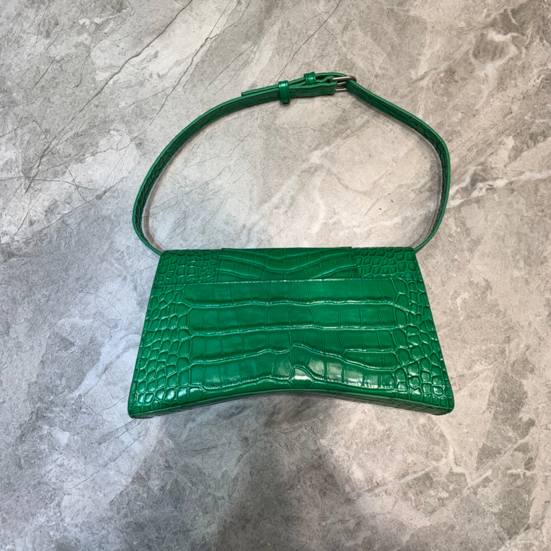 BLN-Ciaga Hourglass Handbag In Green, For Women,  Bags 9.8in/25LO