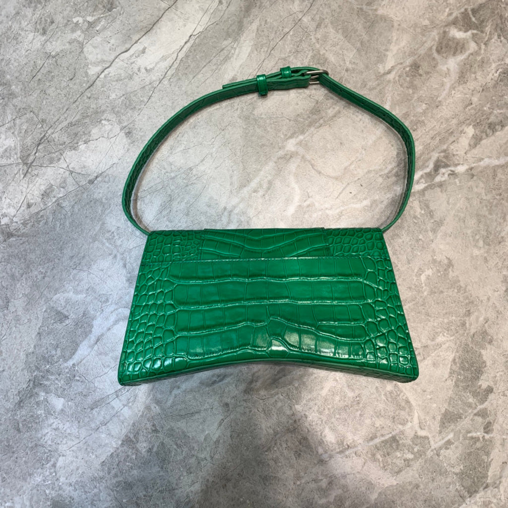 BLN-Ciaga Hourglass Handbag In Green, For Women,  Bags 9.8in/25LO