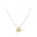 FLOWER DIAMOND NECKLACE
