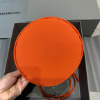 BLN-Ciaga Le Cagole Medium Bucket Bag In Orange, For Women,  Bags 11.8in/30LO