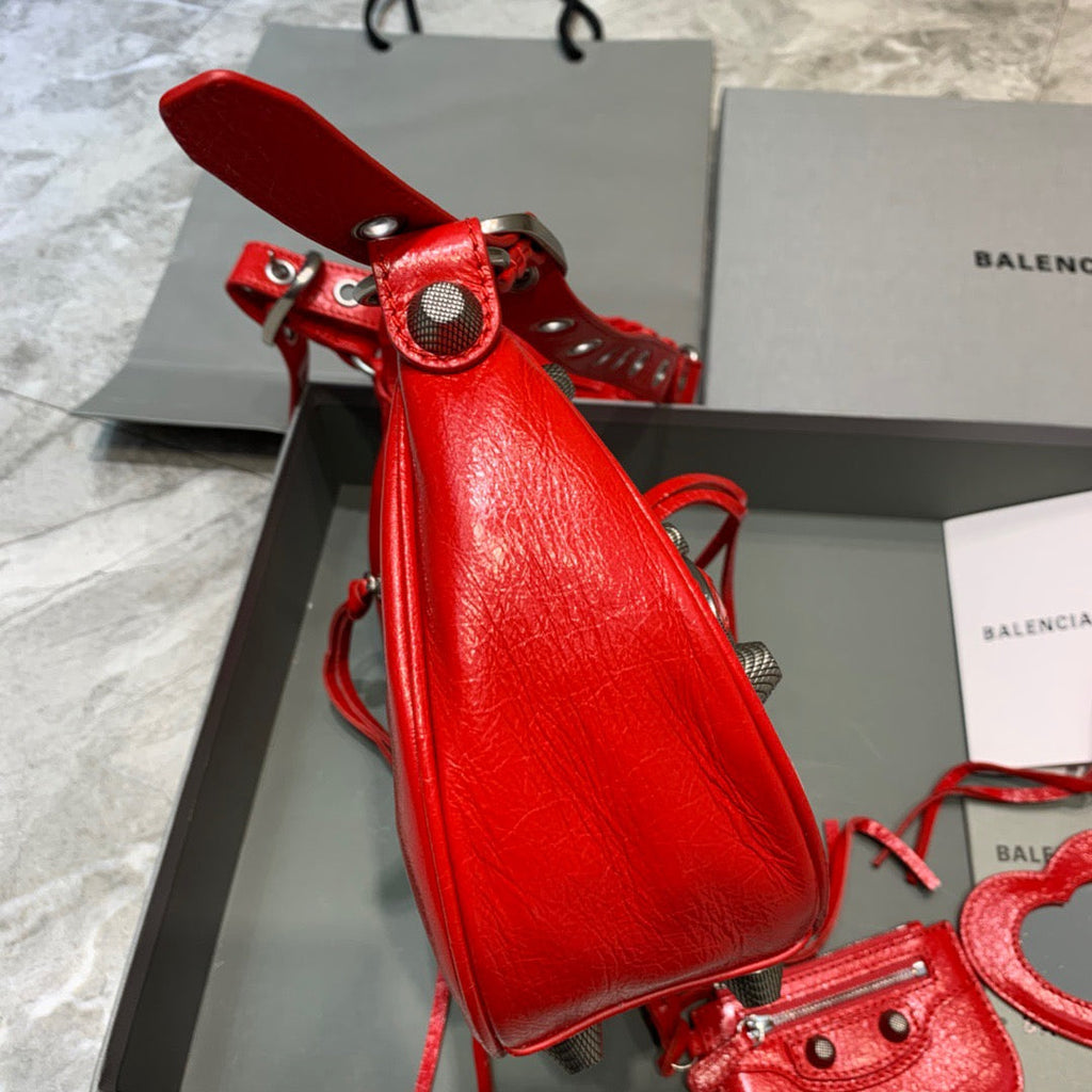 BLN-Ciaga Le Cagole XS Shoulder Bag In Red, For Women,  Bags 13in/33LO