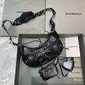 BLN-Ciaga Le Cagole XS Shoulder Bag In Black, For Women,  Bags 10.2in/26LO 671309210BK1000