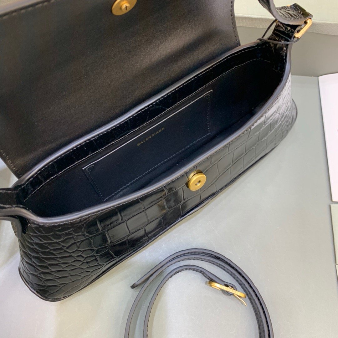 BLN-Ciaga XX Small Flap Bag Box Black, For Women,  Bags 10.6in/27LO 6956452108X1000