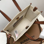 B-Berry - BB  Mini Two-tone Canvas And Freya Tote For Women, Bags 9.1in/23LO 80441431