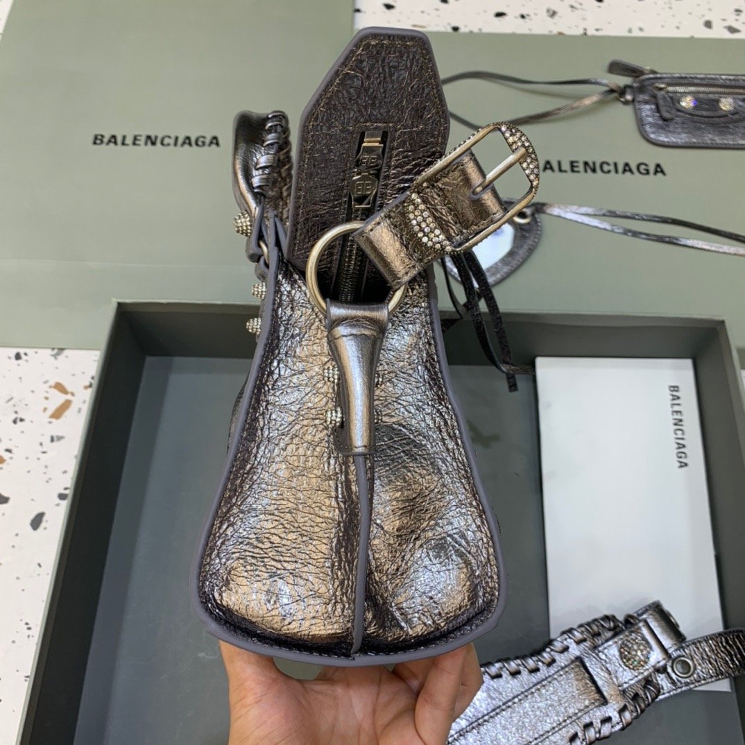 BLN-Ciaga Neo Cagole XS Handbag In Grey, For Women,  Bags 10.2in/26LO