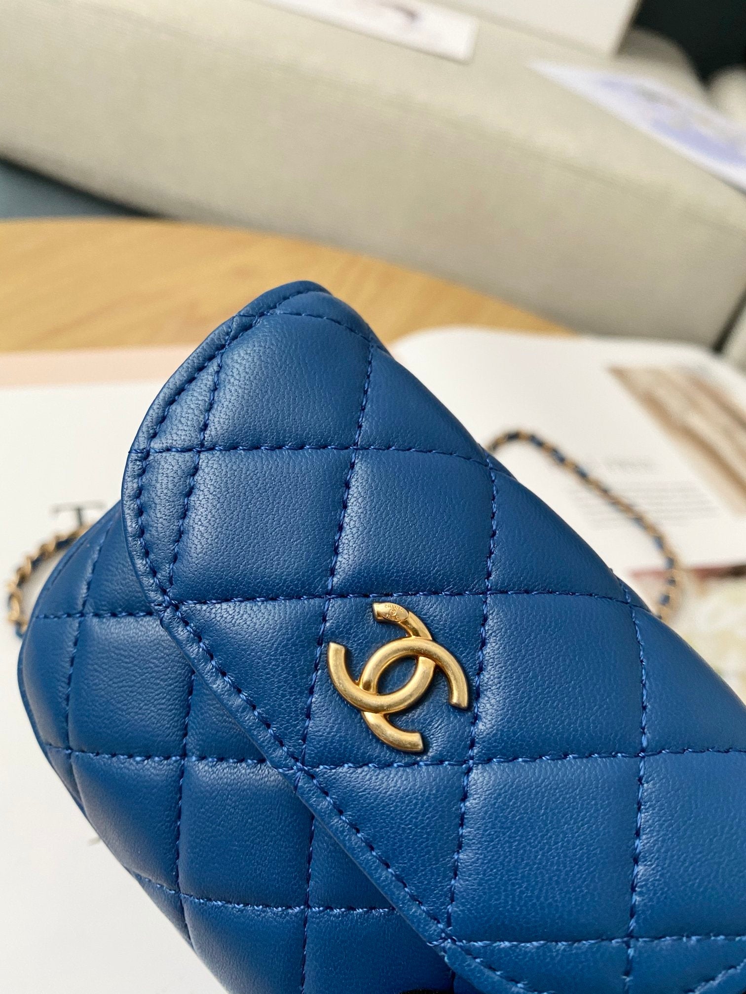 CHL - Mini 1889 Unblocked Metal Ball Blue Bag For Women 9LO/3.5in