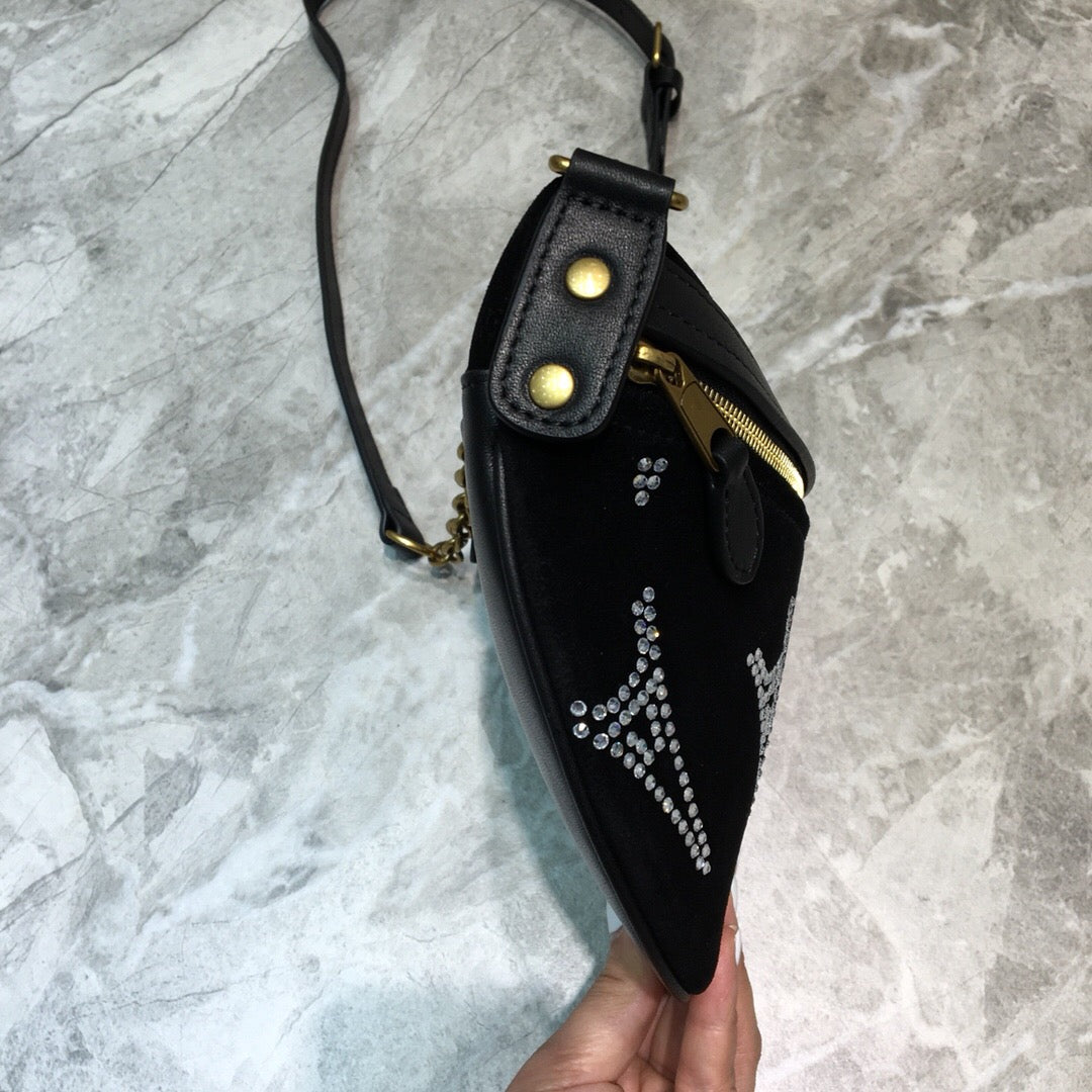 BLN-Ciaga Souvenir XS Belt Bag In Black, For Women,  Bags 9.5in/24LO