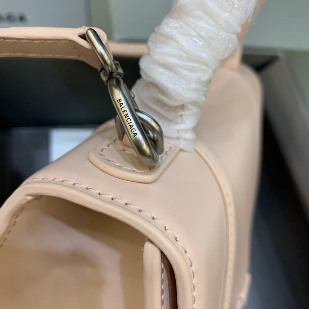 BLN-Ciaga Hourglass Small Handbag In Beige, For Women,  Bags 9in/23LO