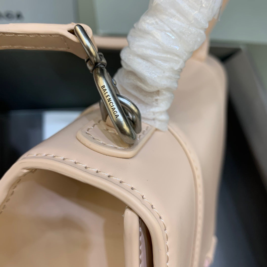 BLN-Ciaga Hourglass Small Handbag In Beige, For Women,  Bags 9in/23LO