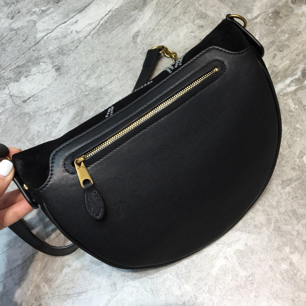 BLN-Ciaga Souvenir XS Belt Bag In Black, For Women,  Bags 9.5in/24LO