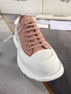 Alex - McQueen Tread Slick Lace Up Cotton Brown For Men