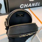 CHL - Round Bag Crossbody  Black For Women 4.7in/12LO