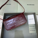 BLN-Ciaga Gossip Small Shoulder Bag Dark Red, For Women,  Bags 9.1in/23LO