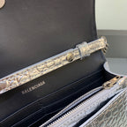 BLN-Ciaga Hourglass Wallet On Chain in SliTLM -, For Women,  Bags 7.6in/19LO 6560501S4CY8110