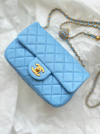 CHL - Mini Flap Bag Blue For Women Bags 7.9in/20LO