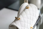 CHL - Mini Flapbag With Top Handle White For Women 7.8in/20LO