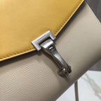 B-Berry - BB  Small Macken Colorblock Crossbody Beige/Yellow Bag For Women, Bags 9.5in/24LO