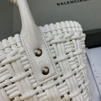 BLN-Ciaga Bistro XS Basket With Strap In White, For Women,  Bags 16.1in/41LO 6713422IE3Y9000