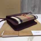 B-Berry - BB  Small  Check And Crossbody Bag Brown For Women, Bags 9in/24LO