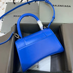 BLN-Ciaga Hourglass Small Handbag In Dark Blue, For Women,  Bags 9in/23LO